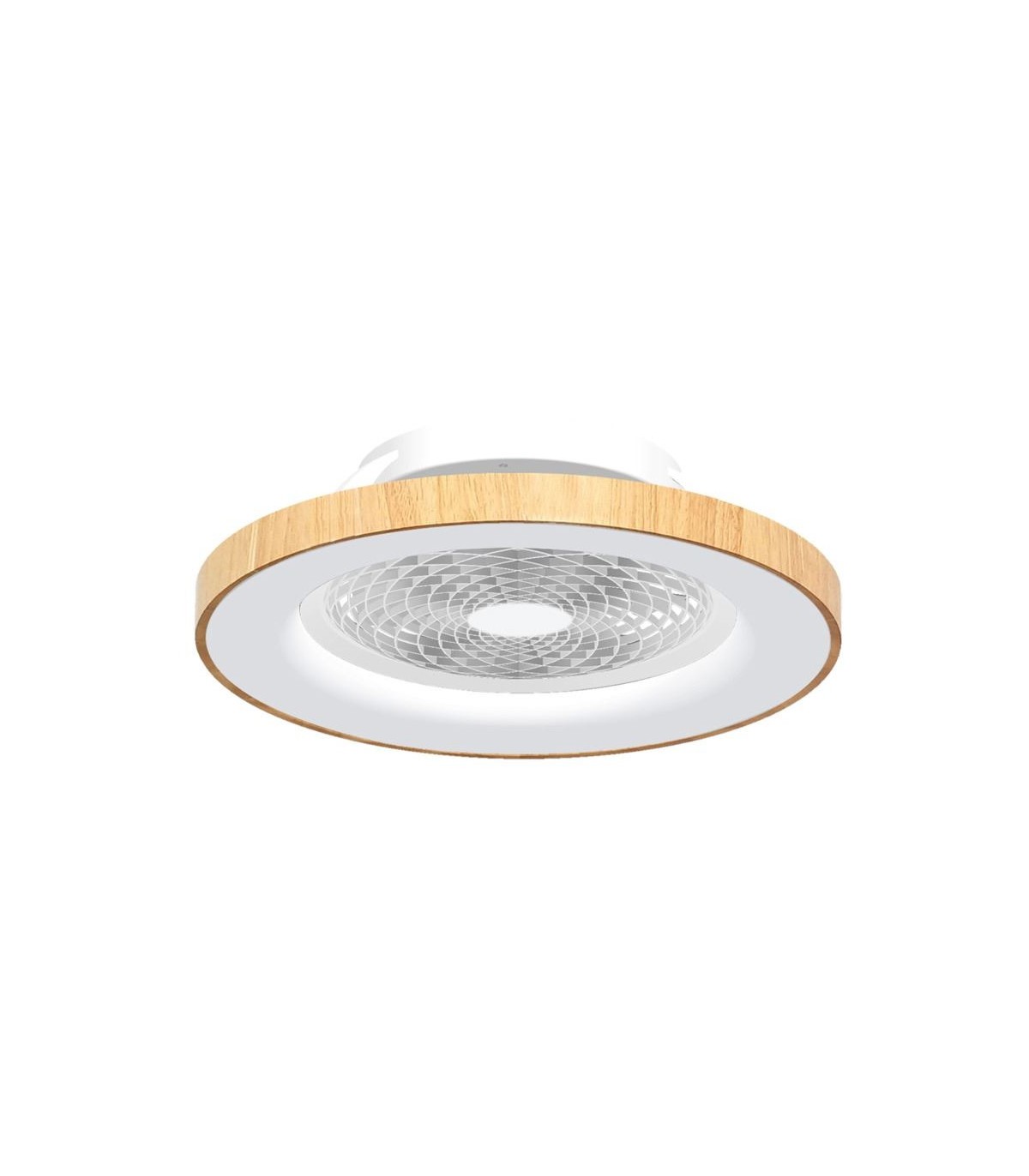 Ventilador Tibet APP DC 70W 7700Lm Madera/Blanco CCT