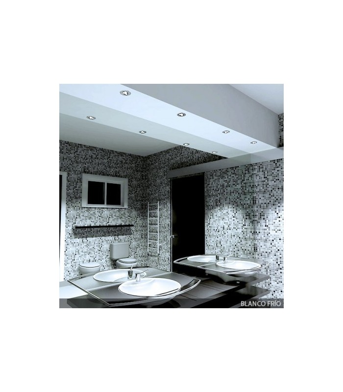 Downlight LED 3W 270Lm 60° IP20 Cromo
