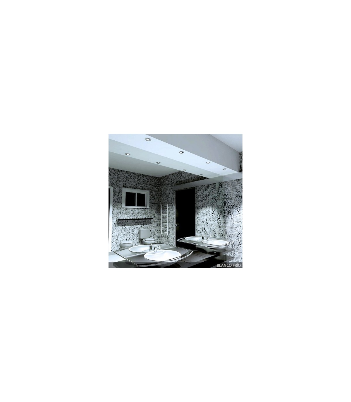Downlight LED 3W 270Lm 60° IP20 Cromo