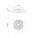 Ventilador Tibet APP DC 70W 7700Lm Madera/Blanco CCT