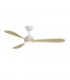 Ventilador Tonda DC 20W 2000Lm 3 Aspas Blanco/Haya CCT