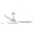 Ventilador Tulum DC 25W 2500Lm 3 Aspas Blanco CCT