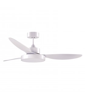 Ventilador Tulum DC 25W 2500Lm 3 Aspas Blanco CCT