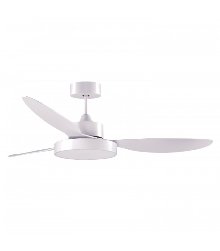 Ventilador Tulum DC 25W 2500Lm 3 Aspas Blanco CCT