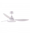 Ventilador Tulum DC 25W 2500Lm 3 Aspas Blanco CCT