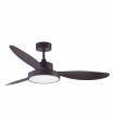 Ventilador Tulum DC 25W 2500Lm 3 Aspas Marrón CCT