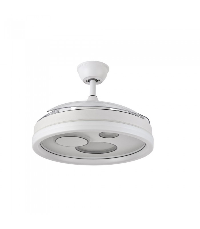 Ventilador TURIA DC 72W 6120Lm 3 Aspas Blanco CCT