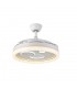 Ventilador TURIA DC 72W 6120Lm 3 Aspas Blanco CCT