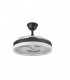 Ventilador TURIA DC 72W 6120Lm 3 Aspas Negro CCT