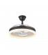 Ventilador TURIA DC 72W 6120Lm 3 Aspas Negro CCT