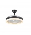 Ventilador TURIA DC 72W 6120Lm 3 Aspas Negro CCT