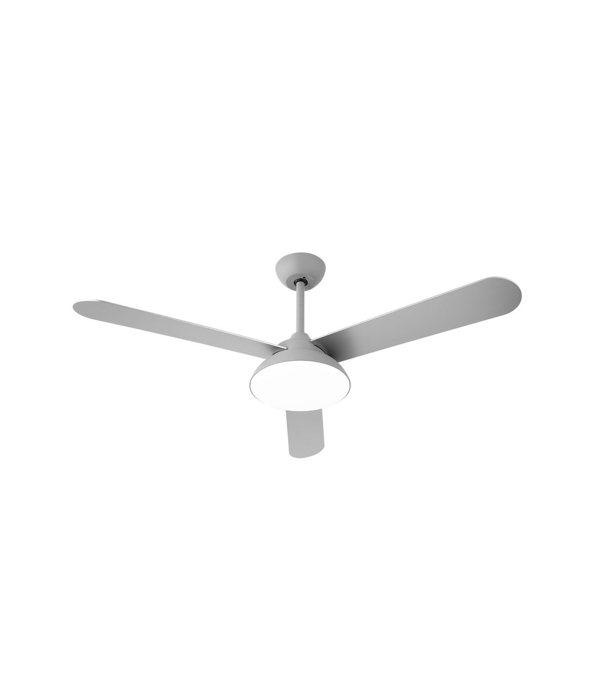 Ventilador de Techo UMI DC Gris 24W 2950Lm 3 Aspas Rev. Gris/Haya CCT