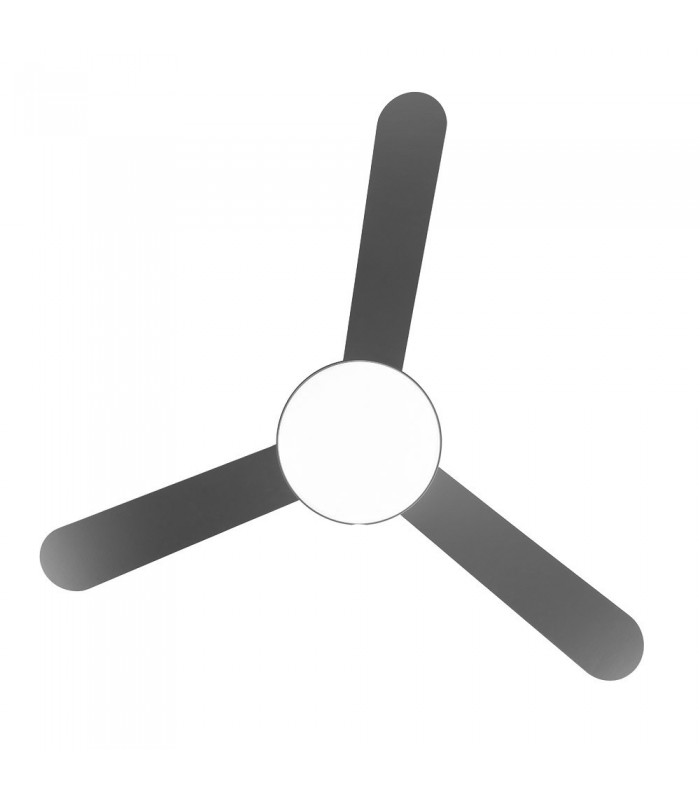 Ventilador de Techo UMI DC Gris 24W 2950Lm 3 Aspas Rev. Gris/Haya CCT