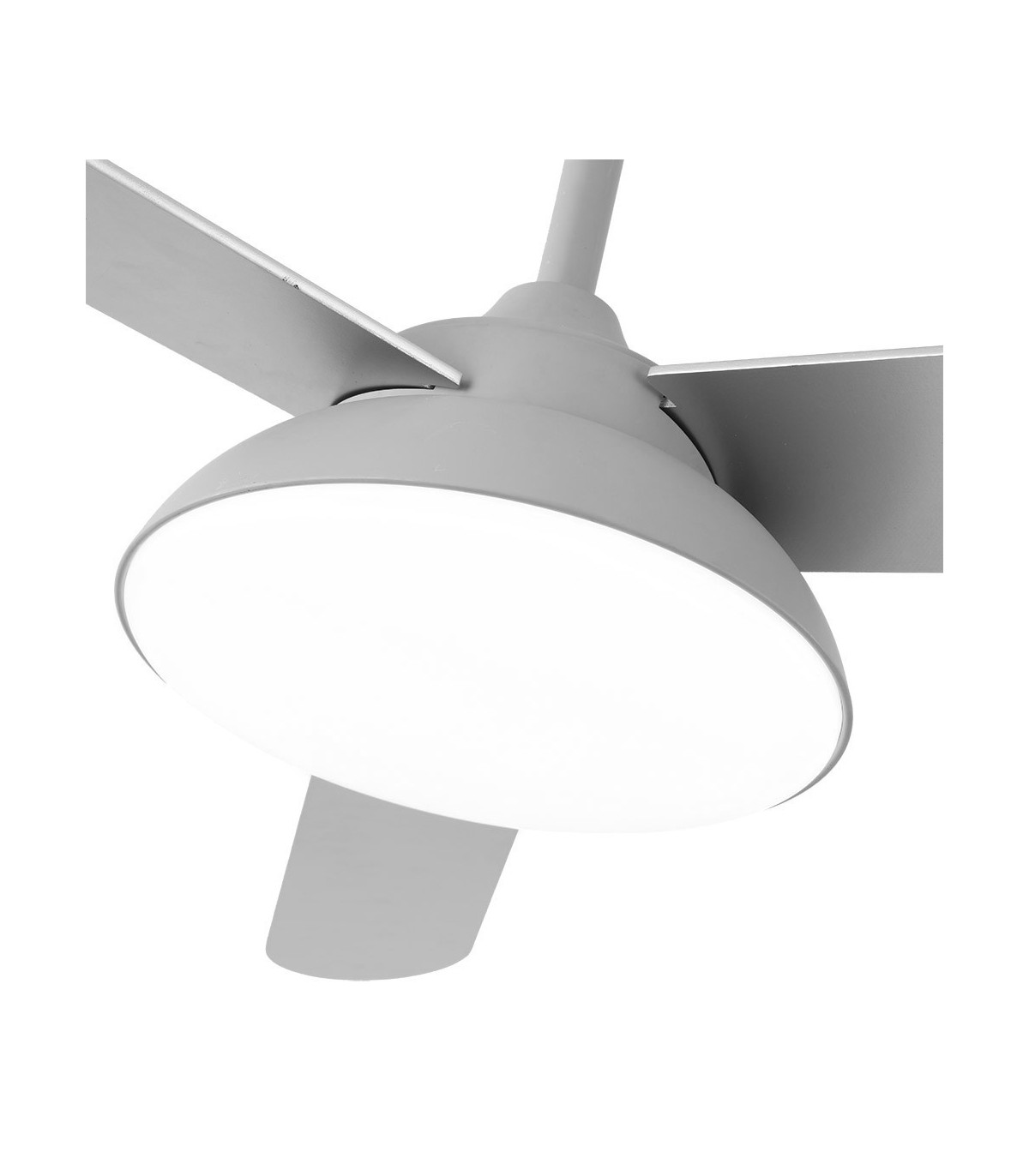 Ventilador de Techo UMI DC Gris 24W 2950Lm 3 Aspas Rev. Gris/Haya CCT