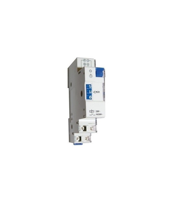 Minutero de escalera guias DIN 16A 3.500W 230V