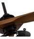 Ventilador Vulturno DC Negro 5 Aspas Roble 1xE27
