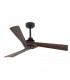 Ventilador Vulturno DC Negro 5 Aspas Roble 1xE27