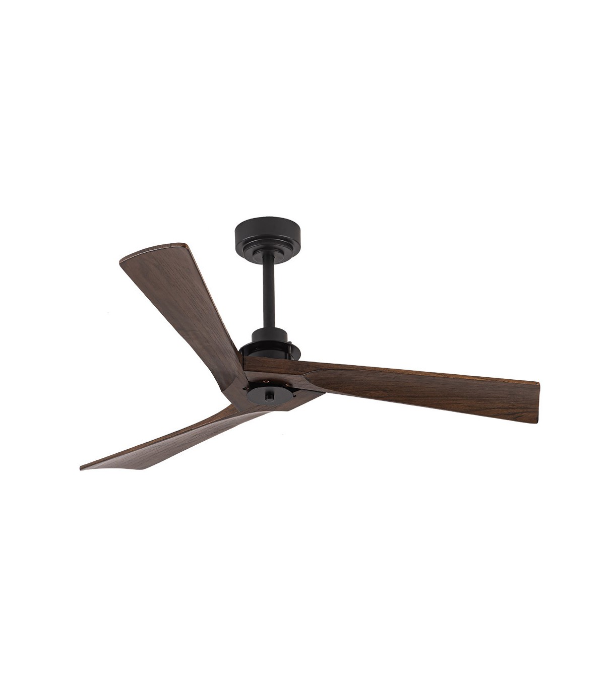 Ventilador Vulturno DC Negro 5 Aspas Roble 1xE27
