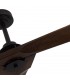 Ventilador Vulturno DC Negro 5 Aspas Roble 1xE27