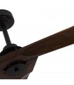 Ventilador Vulturno DC Negro 5 Aspas Roble 1xE27