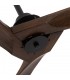 Ventilador Vulturno DC Negro 5 Aspas Roble 1xE27