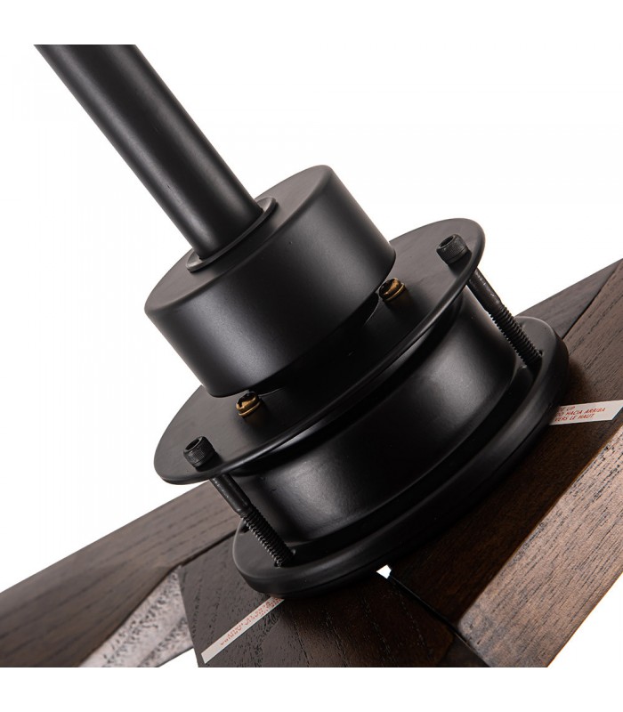 Ventilador Vulturno DC Negro 5 Aspas Roble 1xE27