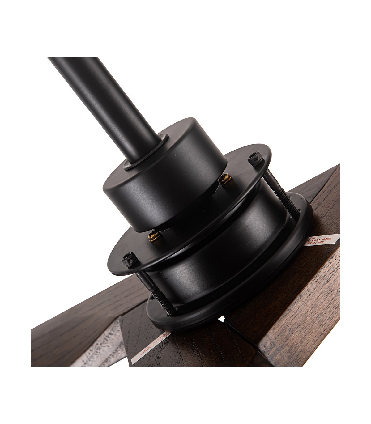 Ventilador Vulturno DC Negro 5 Aspas Roble 1xE27