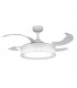 Ventilador White Aqua DC 36W 2800Lm 4 Aspas Blanco CCT