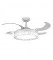 Ventilador White Aqua DC 36W 2800Lm 4 Aspas Blanco CCT