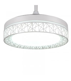 Ventilador White Aqua DC 36W 2800Lm 4 Aspas Blanco CCT
