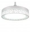 Ventilador White Aqua DC 36W 2800Lm 4 Aspas Blanco CCT
