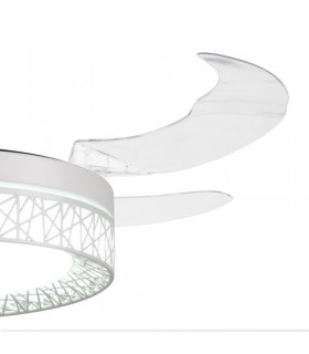Ventilador White Aqua DC 36W 2800Lm 4 Aspas Blanco CCT