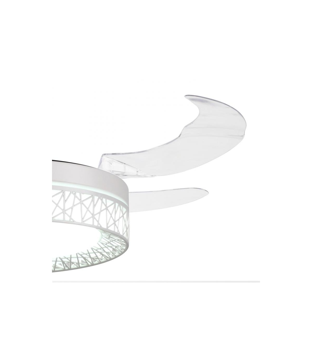 Ventilador White Aqua DC 36W 2800Lm 4 Aspas Blanco CCT
