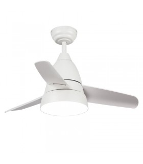 Ventilador White Silence DC 24W 2500Lm 3 Aspas Blanco CCT