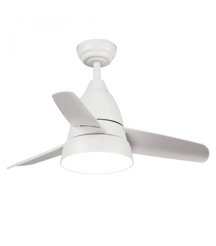 Ventilador White Silence DC 24W 2500Lm 3 Aspas Blanco CCT