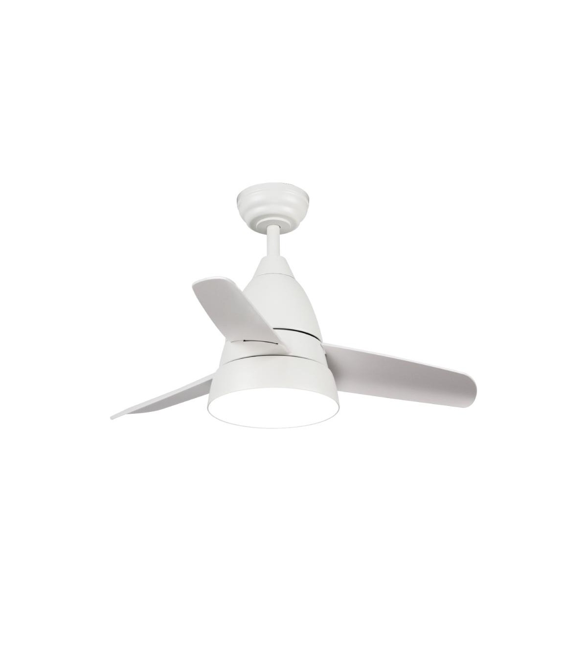 Ventilador White Silence DC 24W 2500Lm 3 Aspas Blanco CCT