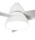 Ventilador White Silence DC 24W 2500Lm 3 Aspas Blanco CCT