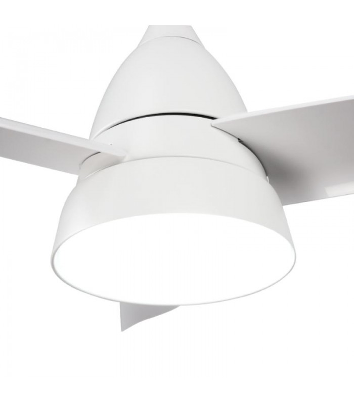 Ventilador White Silence DC 24W 2500Lm 3 Aspas Blanco CCT