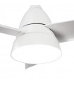 Ventilador White Silence DC 24W 2500Lm 3 Aspas Blanco CCT