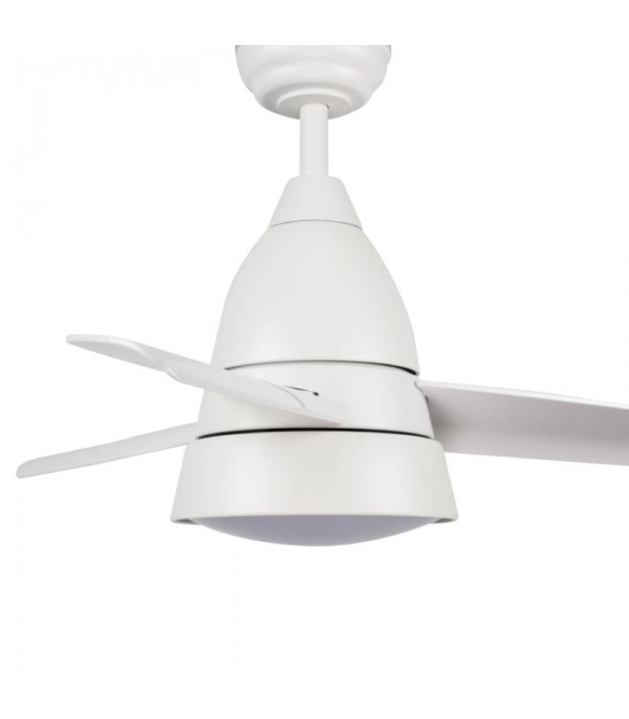 Ventilador White Silence DC 24W 2500Lm 3 Aspas Blanco CCT