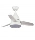 Ventilador White Silence DC 24W 2500Lm 3 Aspas Blanco CCT