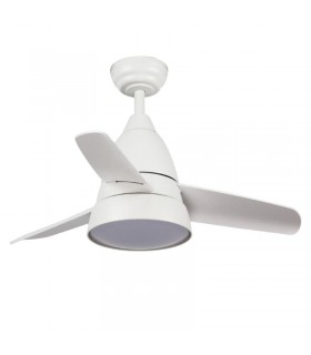 Ventilador White Silence DC 24W 2500Lm 3 Aspas Blanco CCT