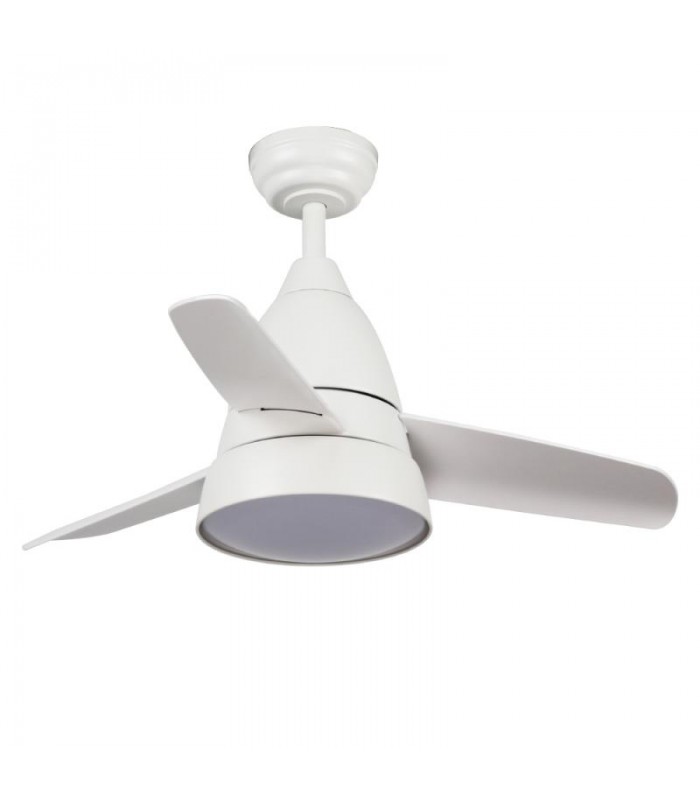 Ventilador White Silence DC 24W 2500Lm 3 Aspas Blanco CCT
