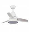 Ventilador White Silence DC 24W 2500Lm 3 Aspas Blanco CCT