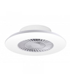Ventilador WhitLine DC 40W 2700Lm 5 Aspas Blanco CCT