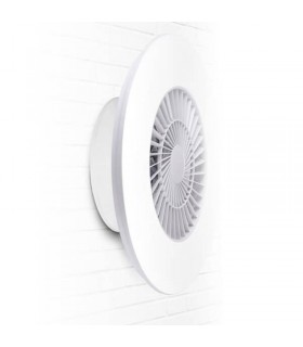 Ventilador WhitLine DC 40W 2700Lm 5 Aspas Blanco CCT