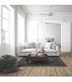 Ventilador de Techo YAEL DC Blanco 72W 7200Lm 3 Aspas Blanco CCT