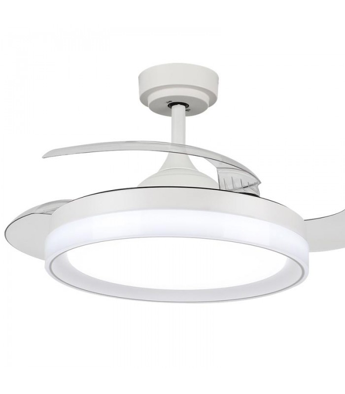 Ventilador White Yeray DC 36W 2800Lm 4 Aspas Blanco CCT