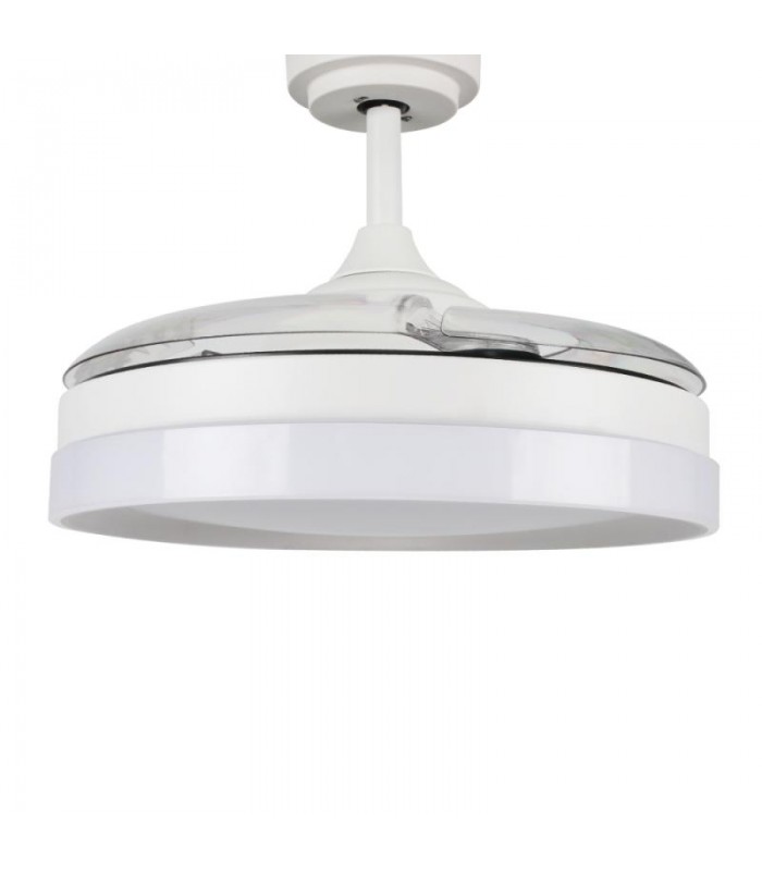 Ventilador White Yeray DC 36W 2800Lm 4 Aspas Blanco CCT