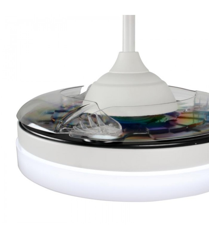 Ventilador White Yeray DC 36W 2800Lm 4 Aspas Blanco CCT
